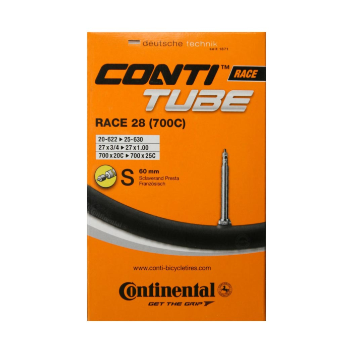 Continental Race 28 Camera Corsa 700x20/25 Presta 60mm 1 Continental Race 28 Camera Corsa 700x20/25 Presta 60mm