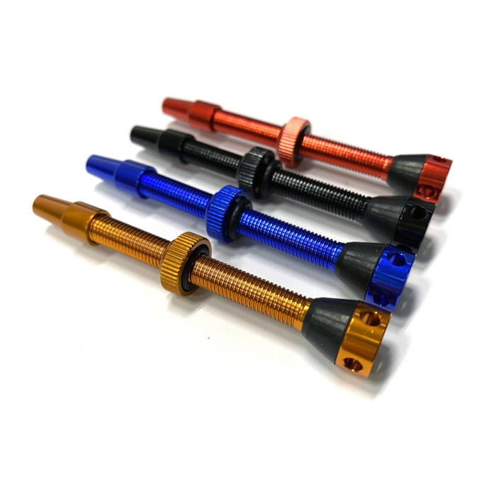 GMB Valvola Tubeless Alu Con Base Forata Presta 60mm 2 GMB Valvola Tubeless Alu Con Base Forata Presta 60mm - immagine 2