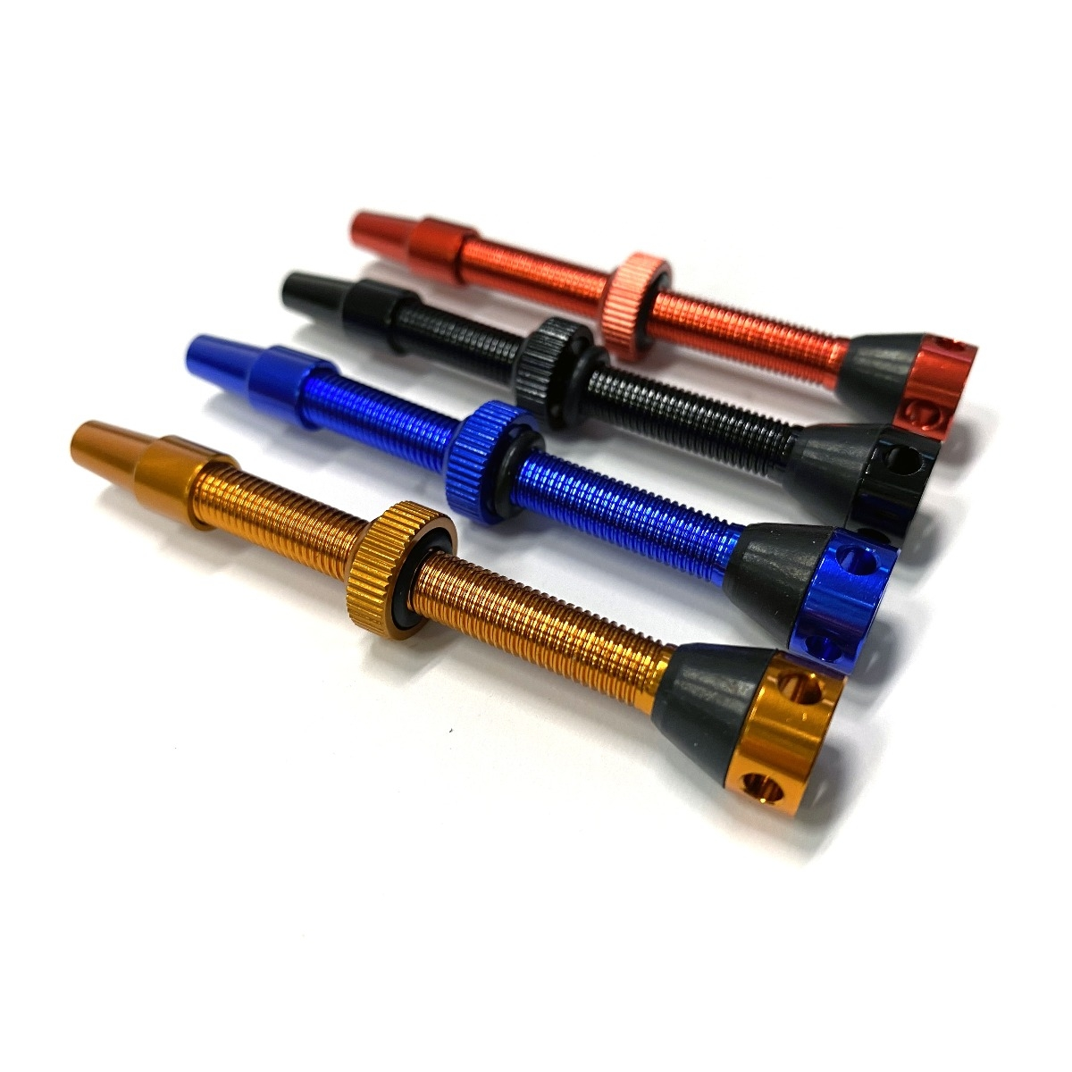 GMB Valvola Tubeless Alu Con Base Forata Presta 60mm 1 GMB Valvola Tubeless Alu Con Base Forata Presta 60mm