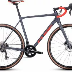 Cube Cross Race Pro Grey / Red 2023