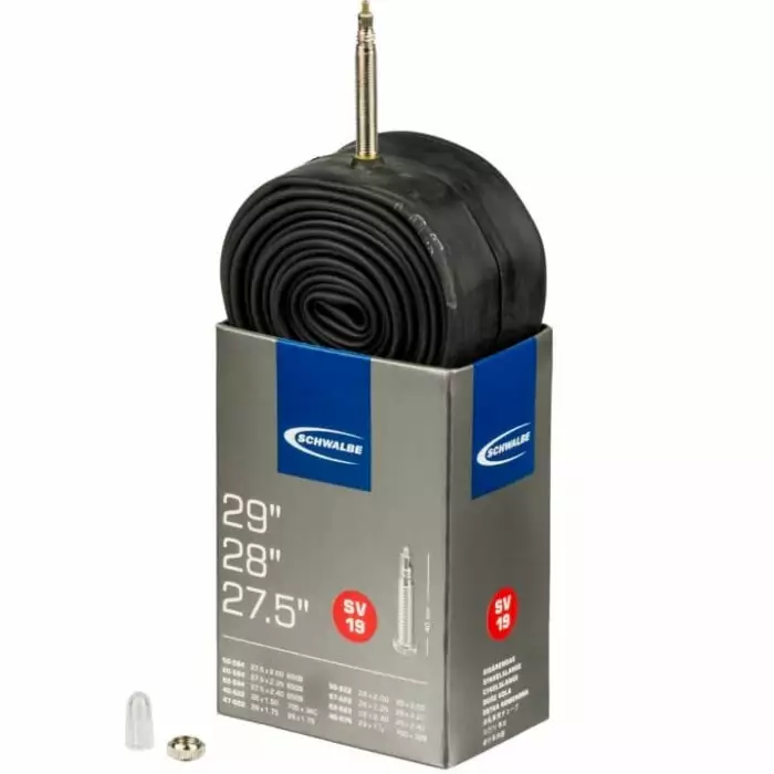 Schwalbe Camera MTB 27,5 / 29x2.00-2.40 Presta 40mm (SV19) 1 Schwalbe Camera MTB 27,5 / 29x2.00-2.40 Presta 40mm (SV19)